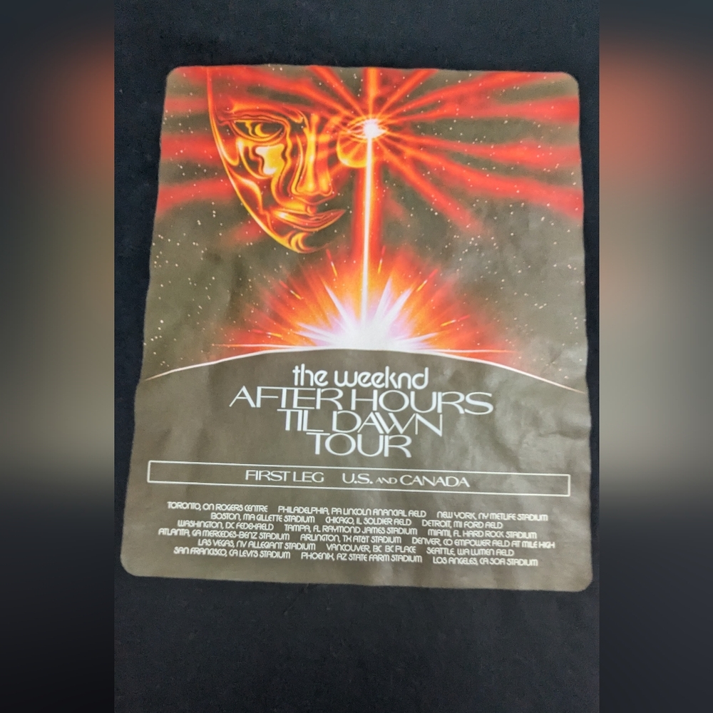 The Weekend After Hours till Dawn Concert Tee Shirt NWOT Small